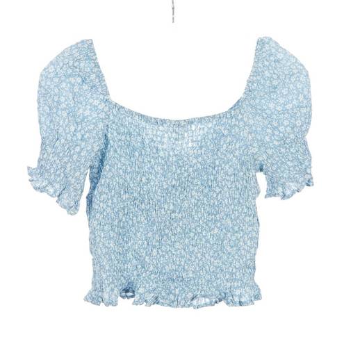 Sim & Sam  Smocked Babydoll Top Small