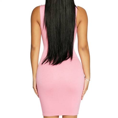 Naked Wardrobe NWT  Pink The NW Sleeveless Mini Dress