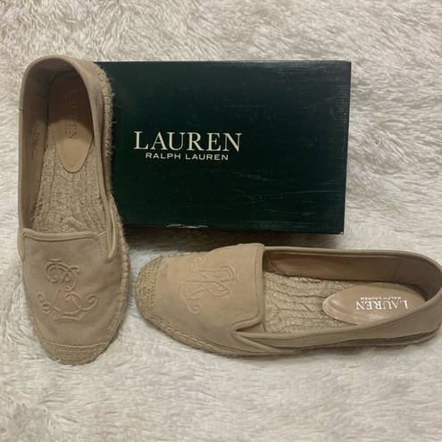 Ralph Lauren beige comfy Espadrilles