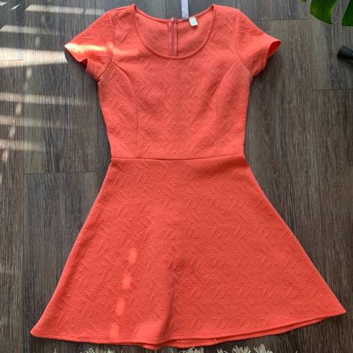 Alya Peach Fit & Flare style Dress size S by