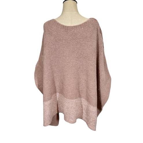 Barefoot Dreams  CozyChic Coastline Poncho in Ballet Pink А382066