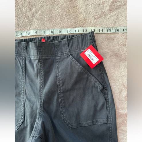 Spanx  Women’s  Stretch Twill Cargo Jogger Pants Gray Ankle Zip Size Small NWT