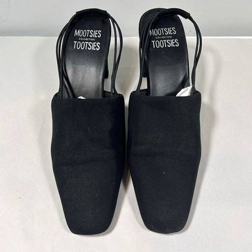 Mootsies Tootsies  Keena Sling Back Heels Womens 8.5 Black