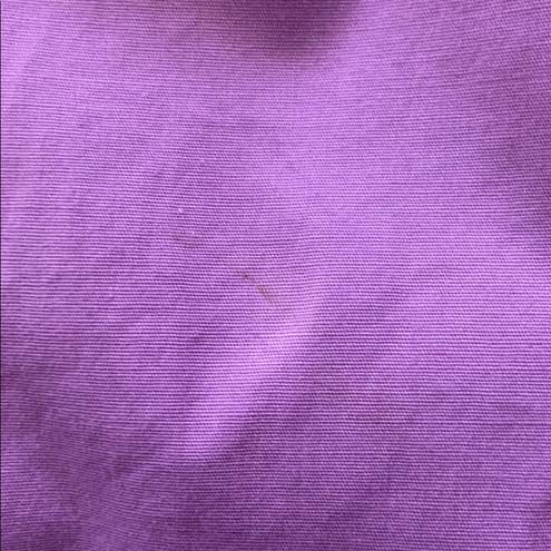 DKNY  size 14 cotton purple button down shirt.