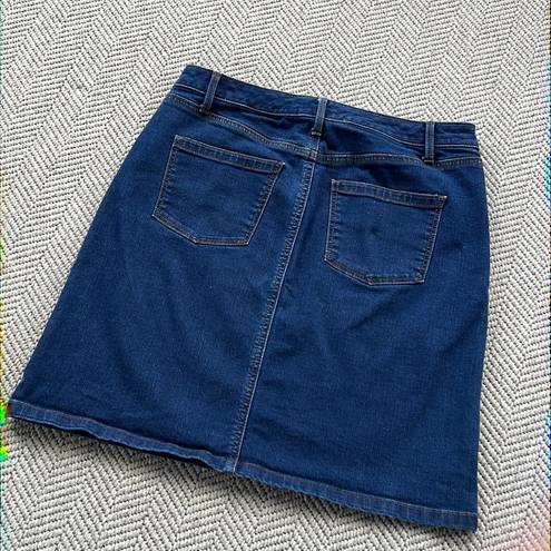 Talbots  jean skirt