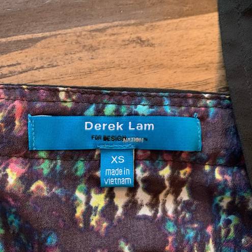 Derek Lam  for Target Design Nation Colorful Peplum Tank Top Shirt Size XS X-Smal