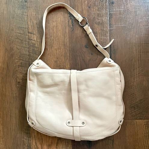 DKNY  peach/nude leather shoulder bag