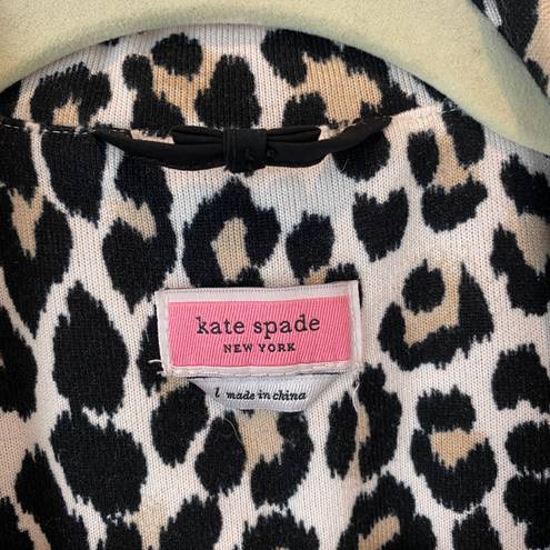 Kate Spade Animal Print Pajama Top Size Large