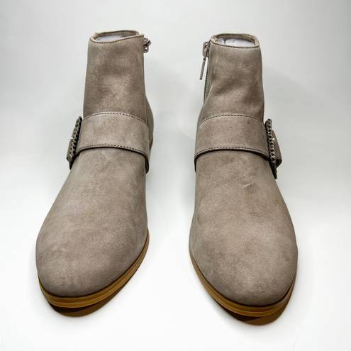 Jack Rogers NEW  Izzy Suede Bootie Gray 7.5