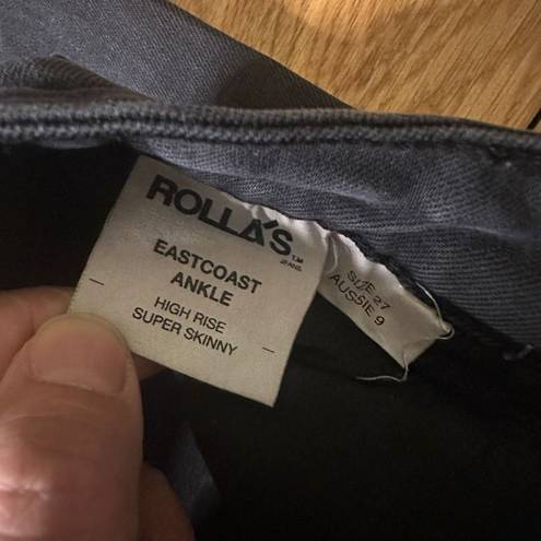 Rolla's Rolla’s eastcoast ankle jeans 27 black