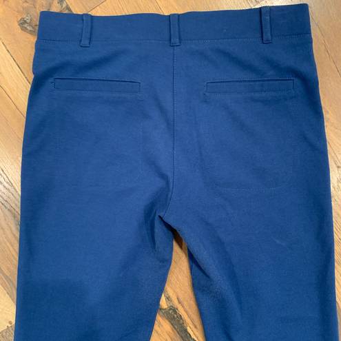 Betabrand Womens Blue Cropped Stretch Yoga Pants Petite Size Small