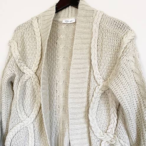 RD Style  Chunky Rope Cardigan Sweater XS