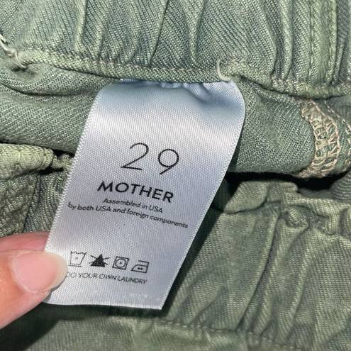 MOTHER Women's The Springy Ankle Jeans Loden Moss Size 29 NWT