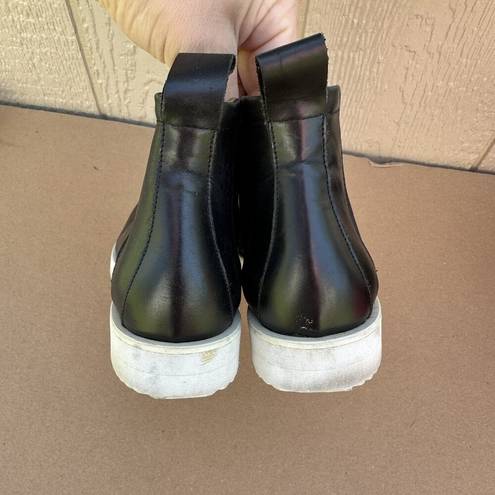 Everlane  The Street Black Italian Leather Ankle Boots Booties Women’s Size 6.5