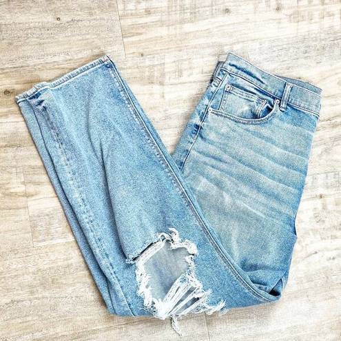 American Eagle  Outfitters Highest Rise 90's Distressed Boyfriend Jeans Blue 18R