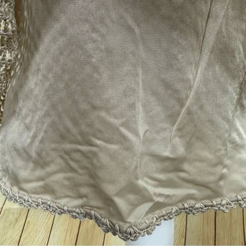 Sundays Vintage Sunny  Tan Knit Skirt