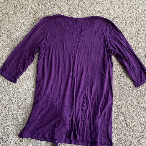 Acting Pro  women’s extra large purple top