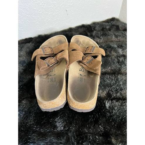 Birkenstock  arizona cocoa nubuck leather 9