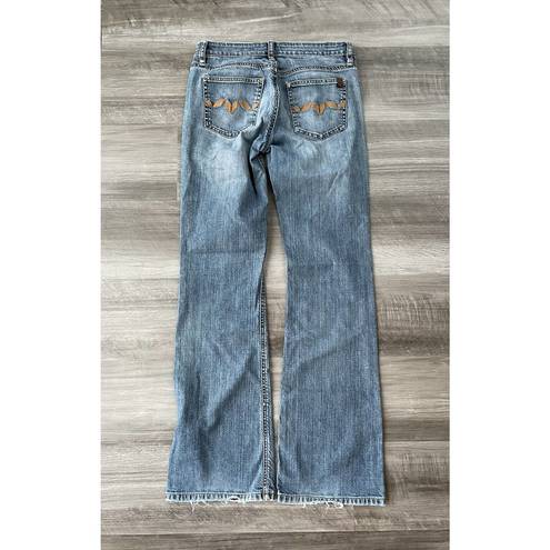 Buffalo  David Bitton Boot Cut Jeans Soft Size 27 Mega-X Medium Wash K6