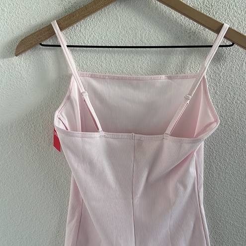 Spanx NWT  Ribbed Cami Bodysuit Ice Pink 20360R Small