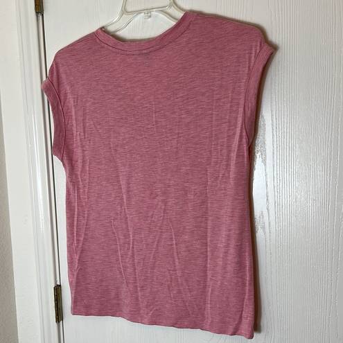 Jessica Simpson  Pink V-Neck Tee. Size S