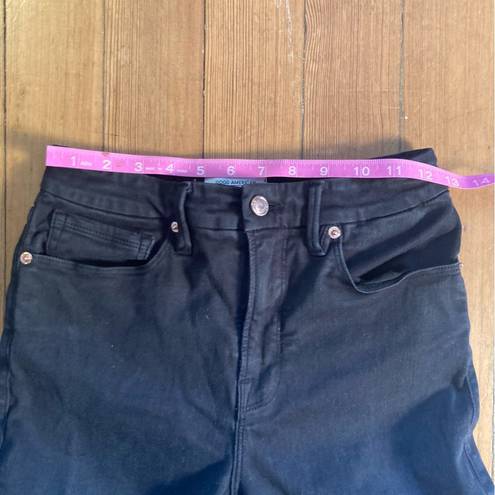 Good American  Good Waist Crop Black 27