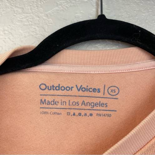 Outdoor Voices  Hikers Club Crewneck sweater RARE size small oversized unisex