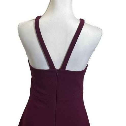 Likely  Bridgeport Strappy Body Con Dress In Plum Sheath Cocktail Womens Size 10