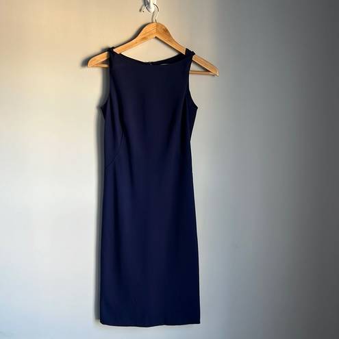 MM.LaFleur  | Lydia Twist Strap Sheath Dress Midnight Blue