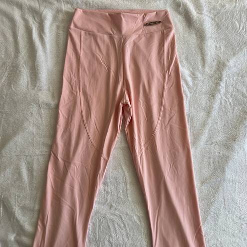 Pretty Little Thing Baby Pink Sport Metal Badge Sculpt High Waist Flare Pants