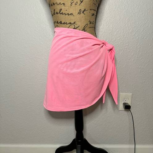 Good American  Sugar Pink size 5-8 2X-5X Leg Daze Sarong Barbie Pool Beach Resort