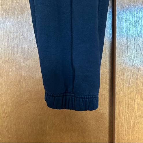 Mate the Label  Organic Fleece Relaxed Pocket Sweatpants in Jet Black Size XL