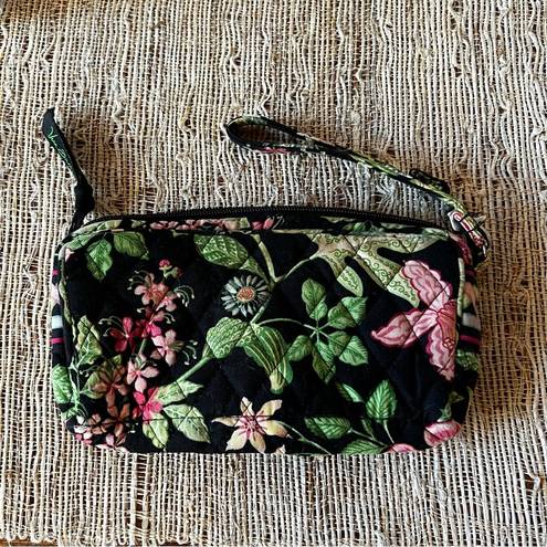 Vera Bradley  green and black clutch