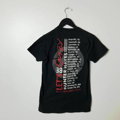 Tultex 2013 Hunter Hayes Graphic Tee Black Extra Small XS T Shirt