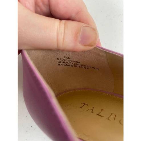 Talbots Women's  Purple Lavender Leather Wedges Size 9.5M EUC