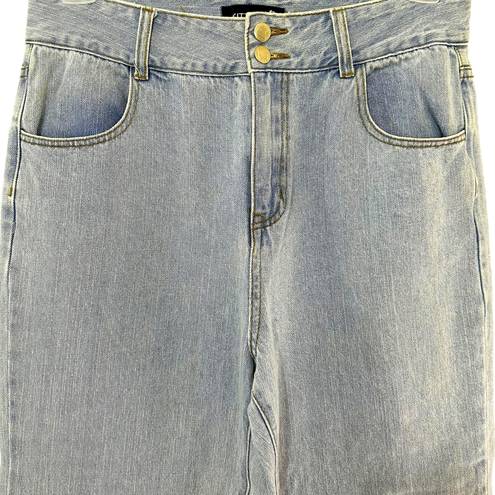 Kittenish Womens  Distressed Bottom Jeans Size XL