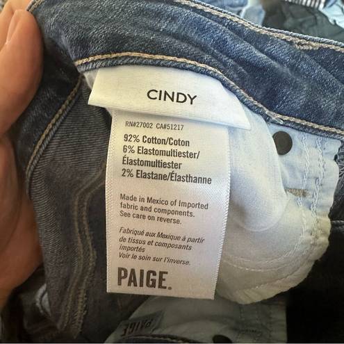 Paige Cindy Bootcut Distressed Jeans Size 26