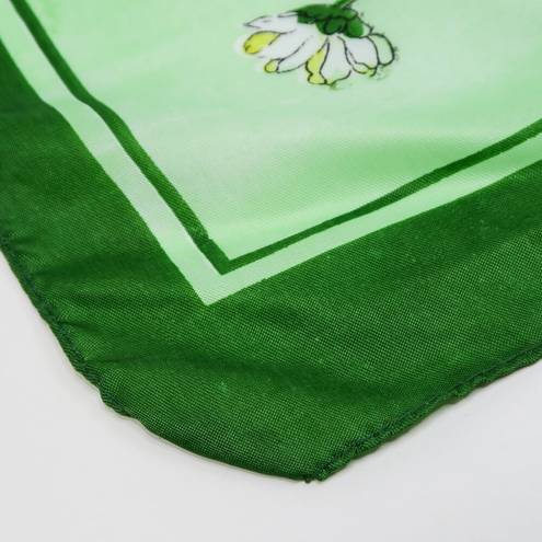 Daisy Vintage Green  Flower Scarf Wraps