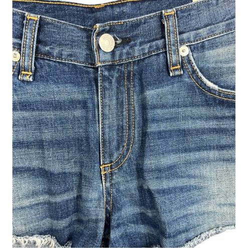 Rag and Bone  The Cutoff Short in Distressed Denim 25