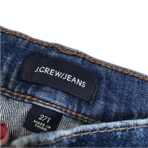 J.Crew  Women's Size 27 Tall Medium Washed Blue Skinny Jeans