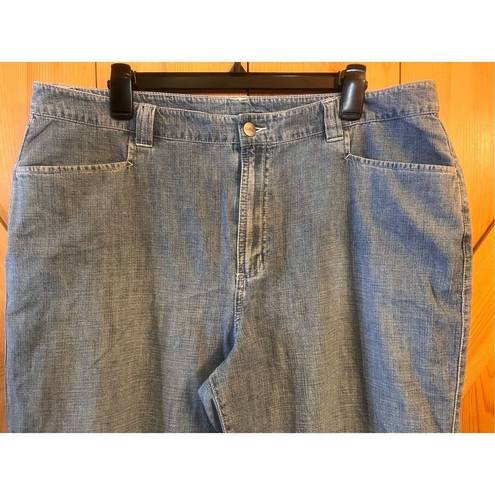 L.L.Bean  Women's Capri Jeans Size 18