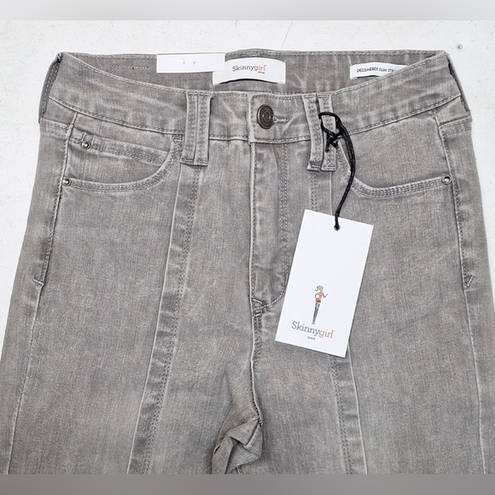 Skinny Girl December High-Rise Slim Straight Gray Jeans Size 28/6 New!