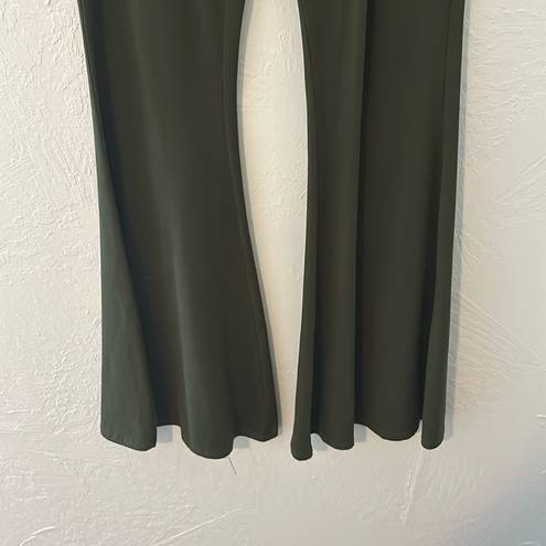 Forever 21  Army Green Bell Bottom Flair Leggings