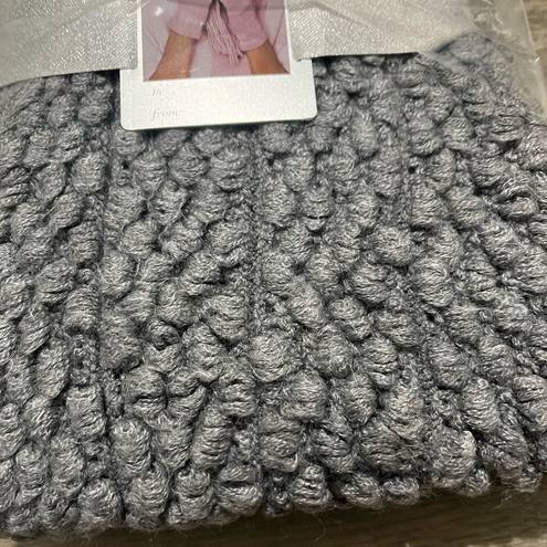 Krass&co NY& scarf and mittens gift set nwt in grey