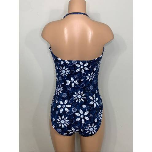 Bleu Rod Beattie New.  blue strapless swimsuit. Normally $129. Size 12