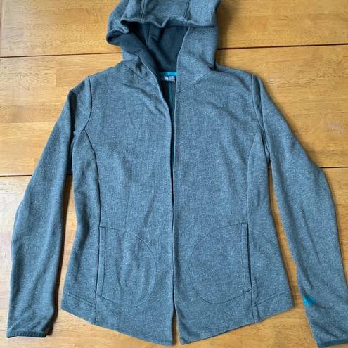 The North Face  Hooded Open Front Sweatshirt Fleece Cardigan Sweater, Size S