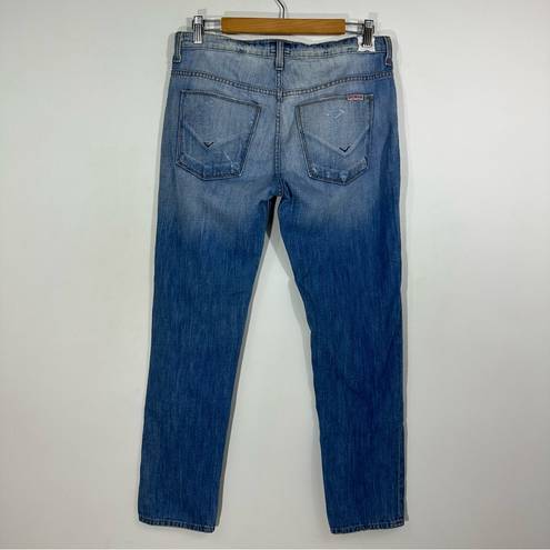 Hudson Jeans Hudson Leigh Boyfriend Distressed Ripped Jeans