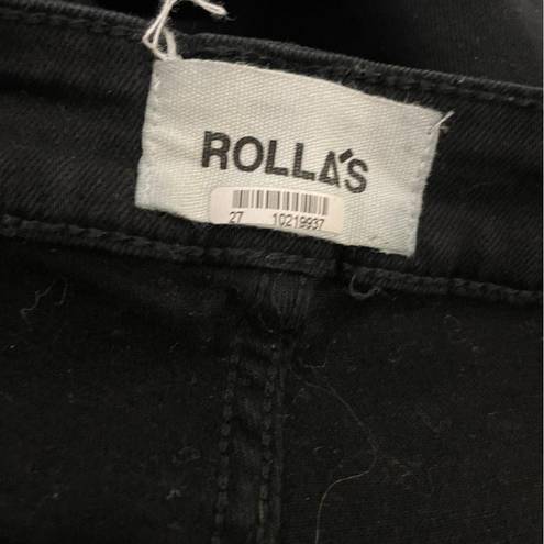 Rolla's Rolla’s Black Eastcoast Ankle High Rise Jeans 27