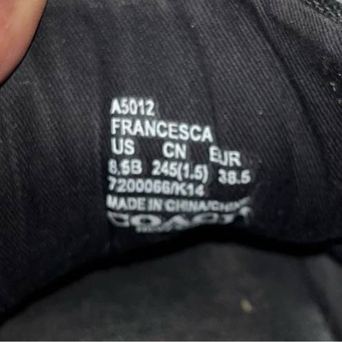 Coach  Francesca Logo Sneakers sz 8.5