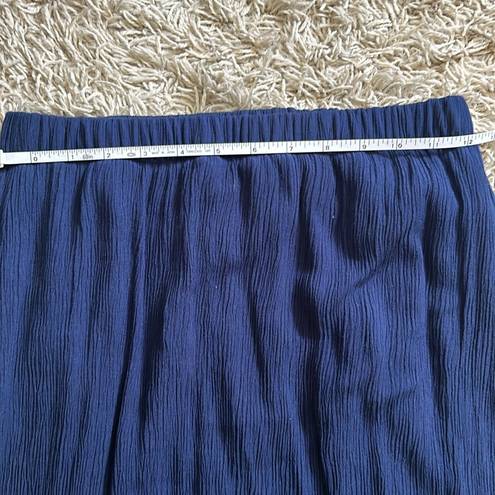 Nabee  Navy blue maxi skirt